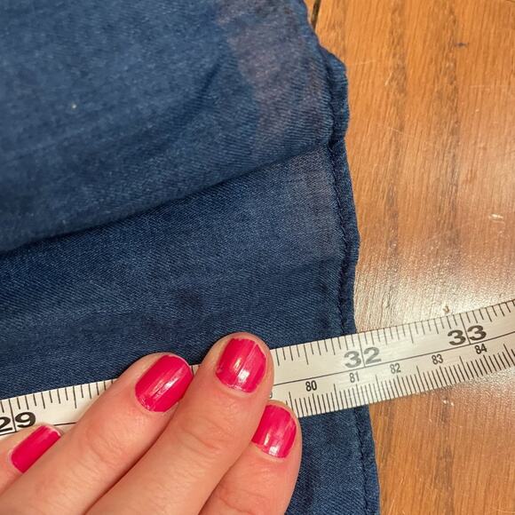 NEW Michael Kors Chambray Tiered Mini Dress - Picture 14 of 14